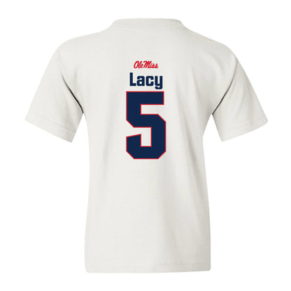 Ole Miss - NCAA Football : Kewan Lacy - Classic Shersey Youth T-Shirt-1