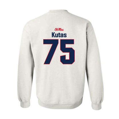 Ole Miss - NCAA Football : Patrick Kutas - Classic Shersey Crewneck Sweatshirt-1