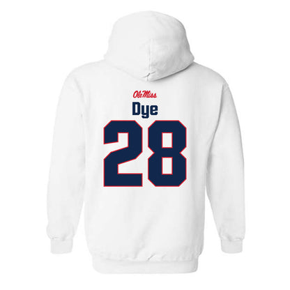 Ole Miss - NCAA Football : Joshua Dye - Classic Shersey Hooded Sweatshirt-1
