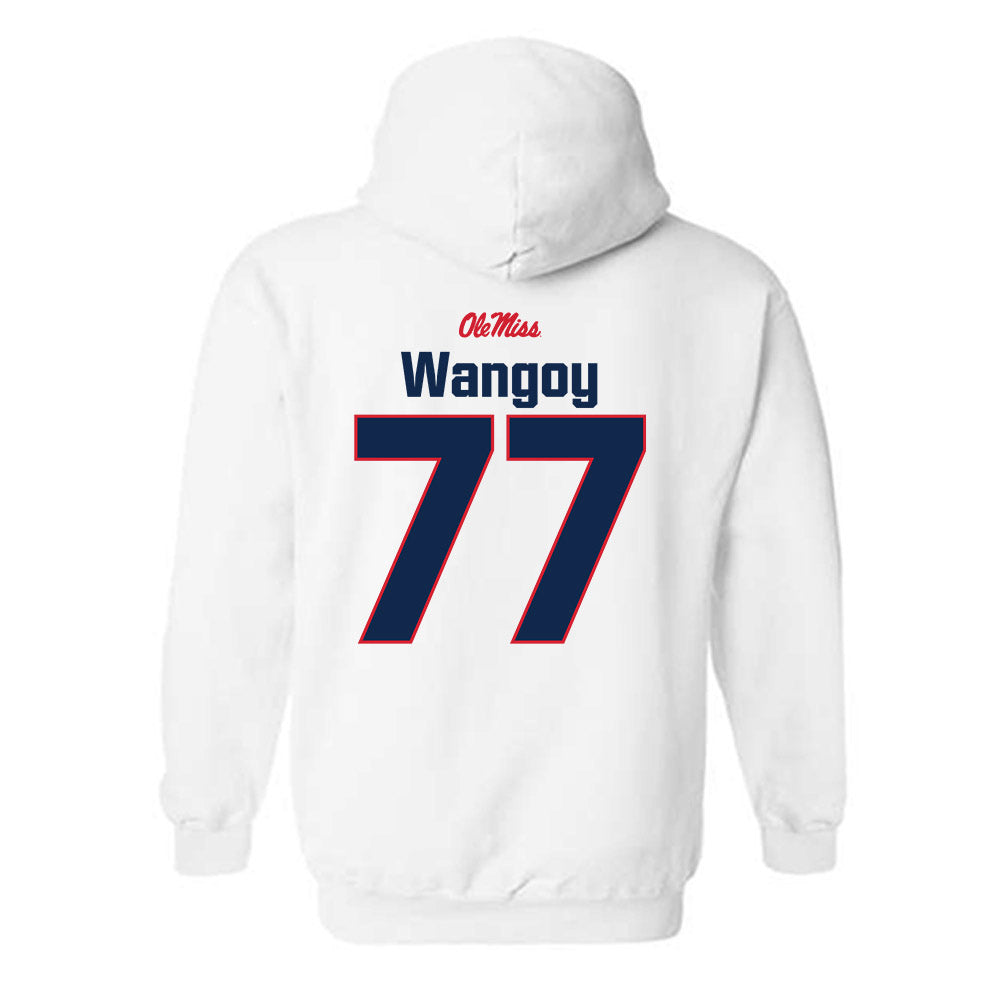 Ole Miss - NCAA Football : Enoch Wangoy - Classic Shersey Hooded Sweatshirt-1