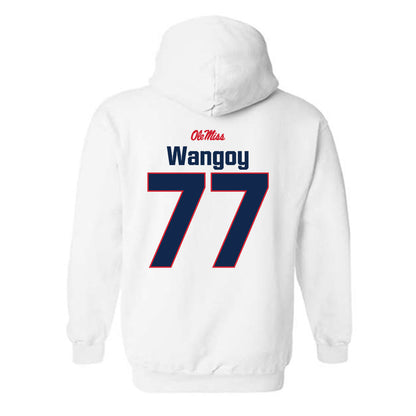 Ole Miss - NCAA Football : Enoch Wangoy - Classic Shersey Hooded Sweatshirt-1