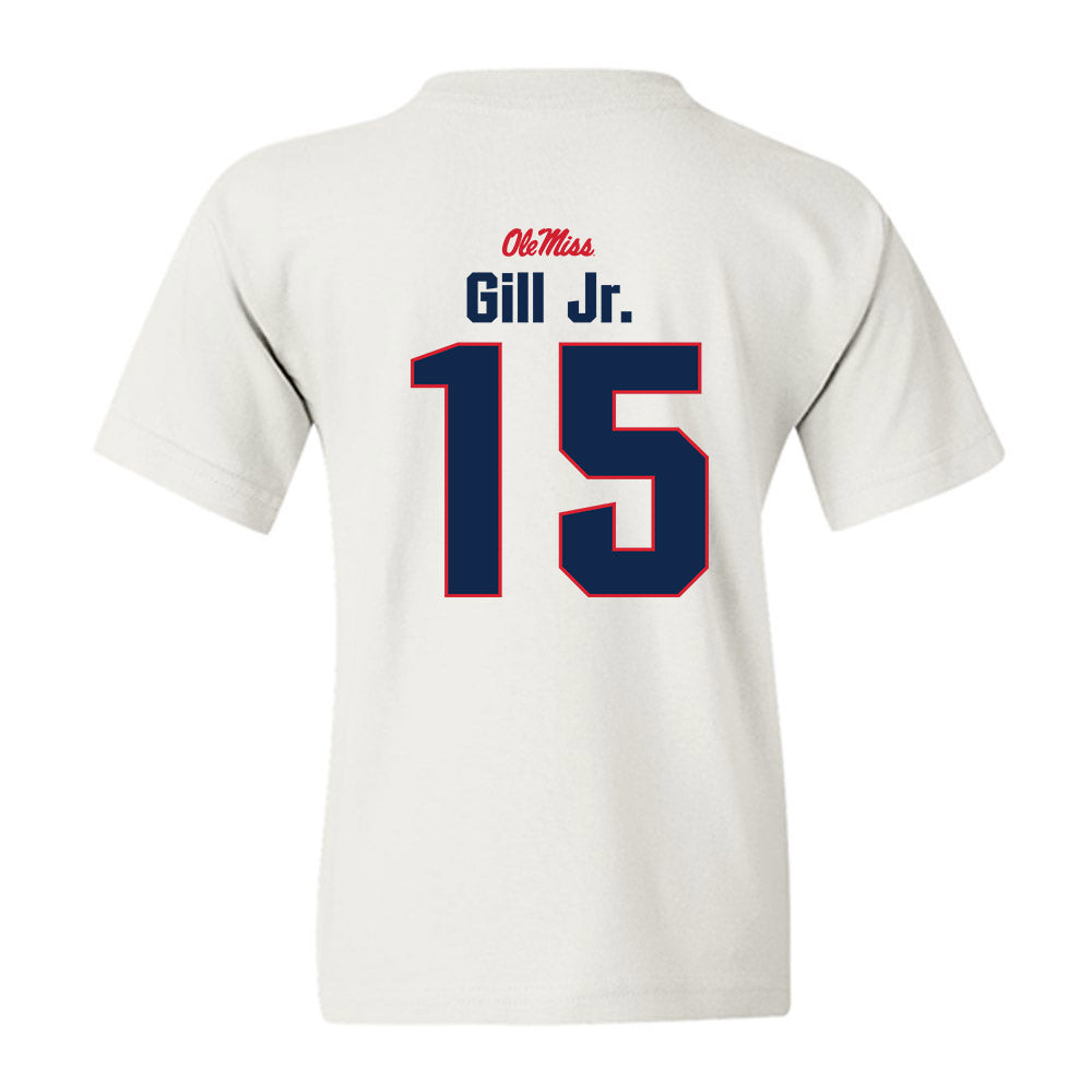 Ole Miss - NCAA Football : Darrell Gill Jr. - Classic Shersey Youth T-Shirt-1