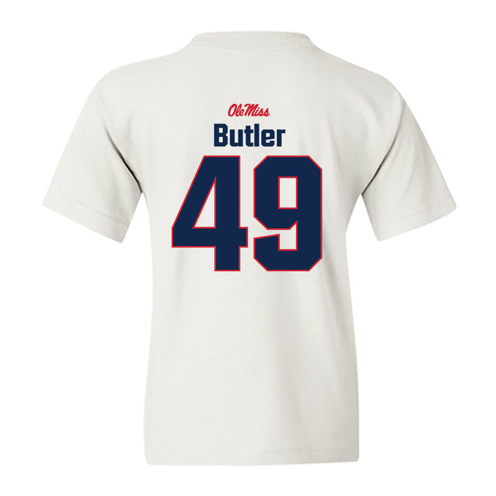 Ole Miss - NCAA Football : Tah'J Butler - Classic Shersey Youth T-Shirt-1