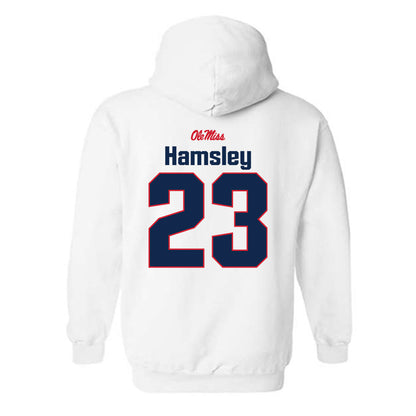 Ole Miss - NCAA Football : George Hamsley - Classic Shersey Hooded Sweatshirt-1
