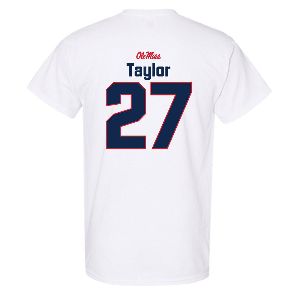 Ole Miss - NCAA Football : Macaleb Taylor - Classic Shersey T-Shirt-1