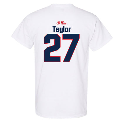 Ole Miss - NCAA Football : Macaleb Taylor - Classic Shersey T-Shirt-1