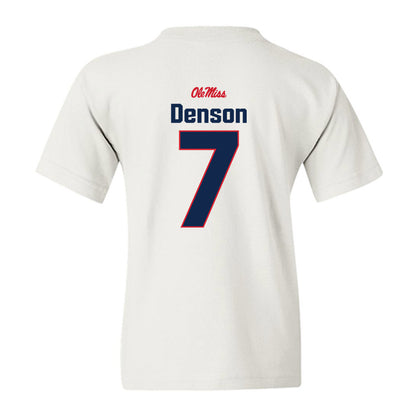 Ole Miss - NCAA Football : Sharif Denson - Classic Shersey Youth T-Shirt-1
