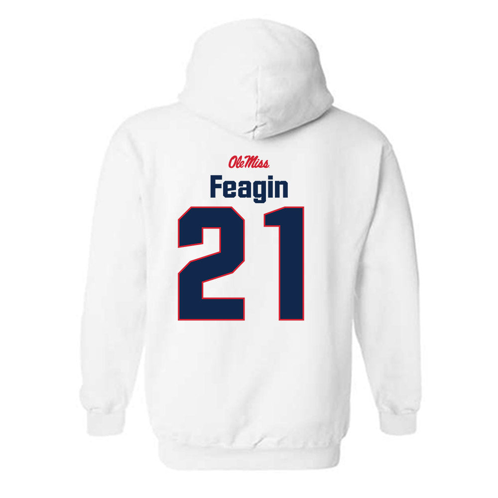 Ole Miss - NCAA Football : Tavoy Feagin - Classic Shersey Hooded Sweatshirt-1