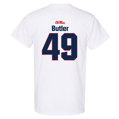 Ole Miss - NCAA Football : Tah'J Butler - Classic Shersey T-Shirt-1