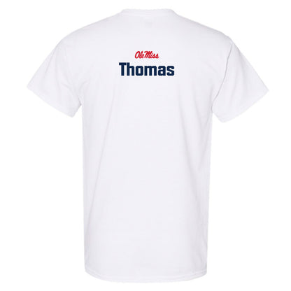 Ole Miss - NCAA Football : Keaton Thomas - Classic Shersey T-Shirt-1