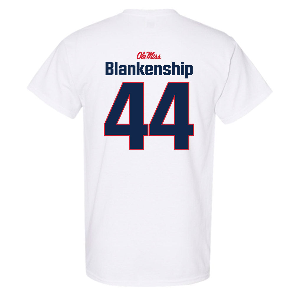 Ole Miss - NCAA Football : Caleb Blankenship - Classic Shersey T-Shirt-1