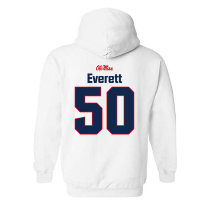 Ole Miss - NCAA Football : Troy Everett - Classic Shersey Hooded Sweatshirt-1