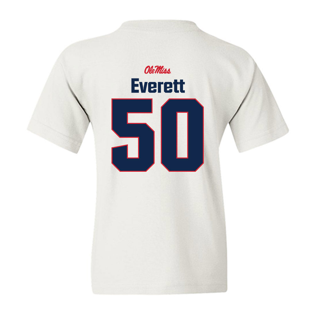 Ole Miss - NCAA Football : Troy Everett - Classic Shersey Youth T-Shirt-1