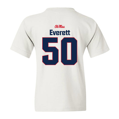 Ole Miss - NCAA Football : Troy Everett - Classic Shersey Youth T-Shirt-1