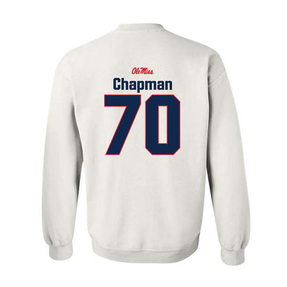 Ole Miss - NCAA Football : Jalan Chapman - Classic Shersey Crewneck Sweatshirt-1