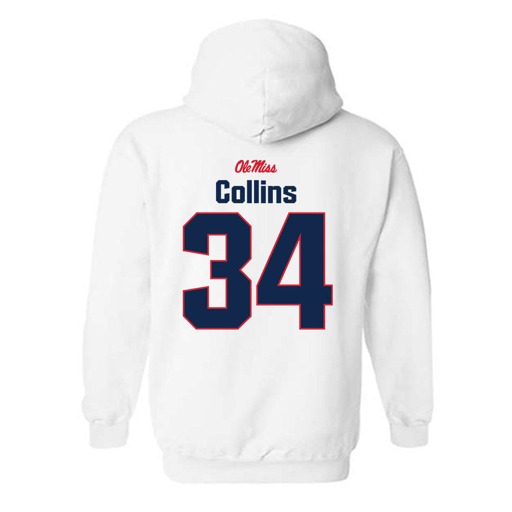 Ole Miss - NCAA Football : Raymond Collins - Classic Shersey Hooded Sweatshirt-1