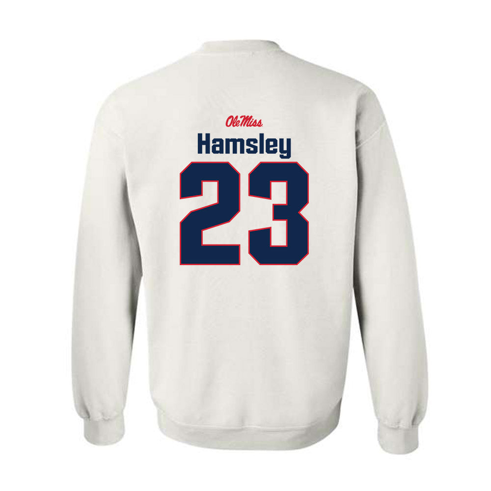 Ole Miss - NCAA Football : George Hamsley - Classic Shersey Crewneck Sweatshirt-1