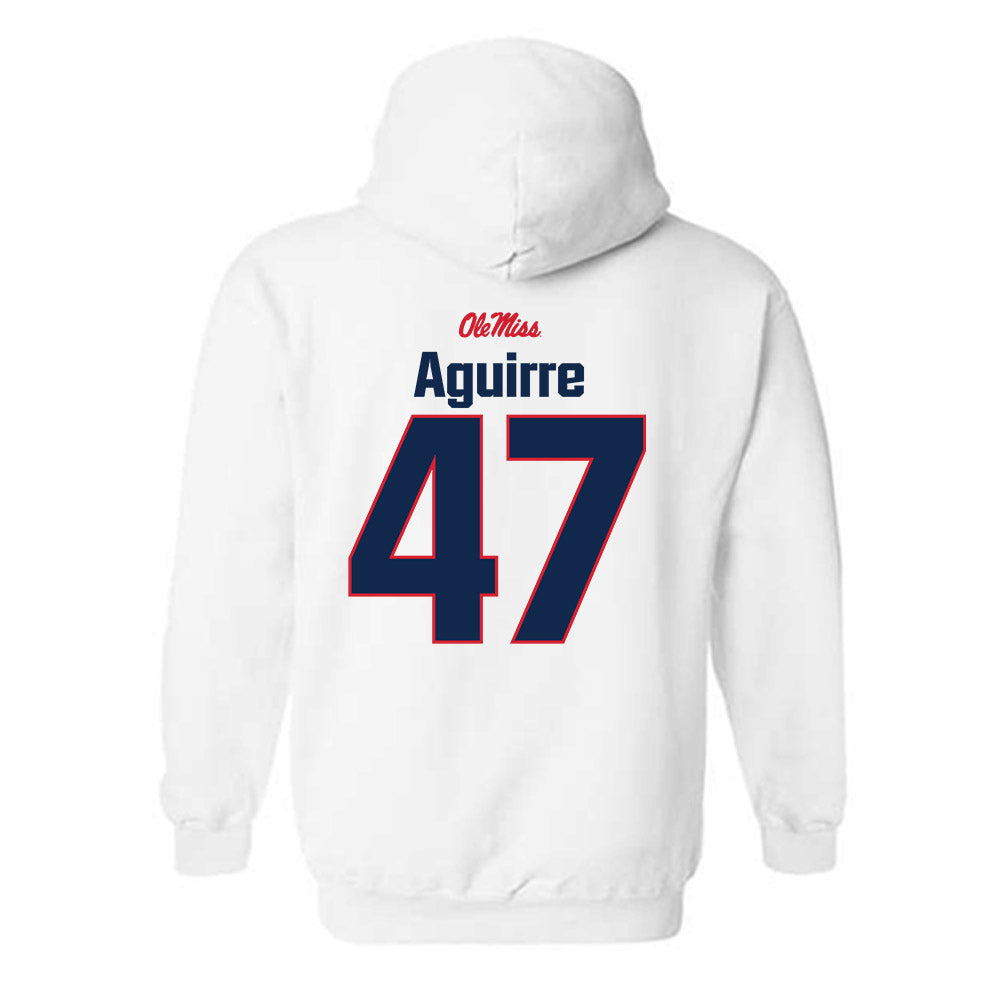 Ole Miss - NCAA Football : Anthony Aguirre - Classic Shersey Hooded Sweatshirt-1