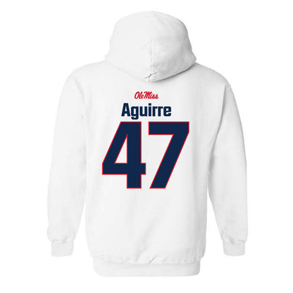 Ole Miss - NCAA Football : Anthony Aguirre - Classic Shersey Hooded Sweatshirt-1