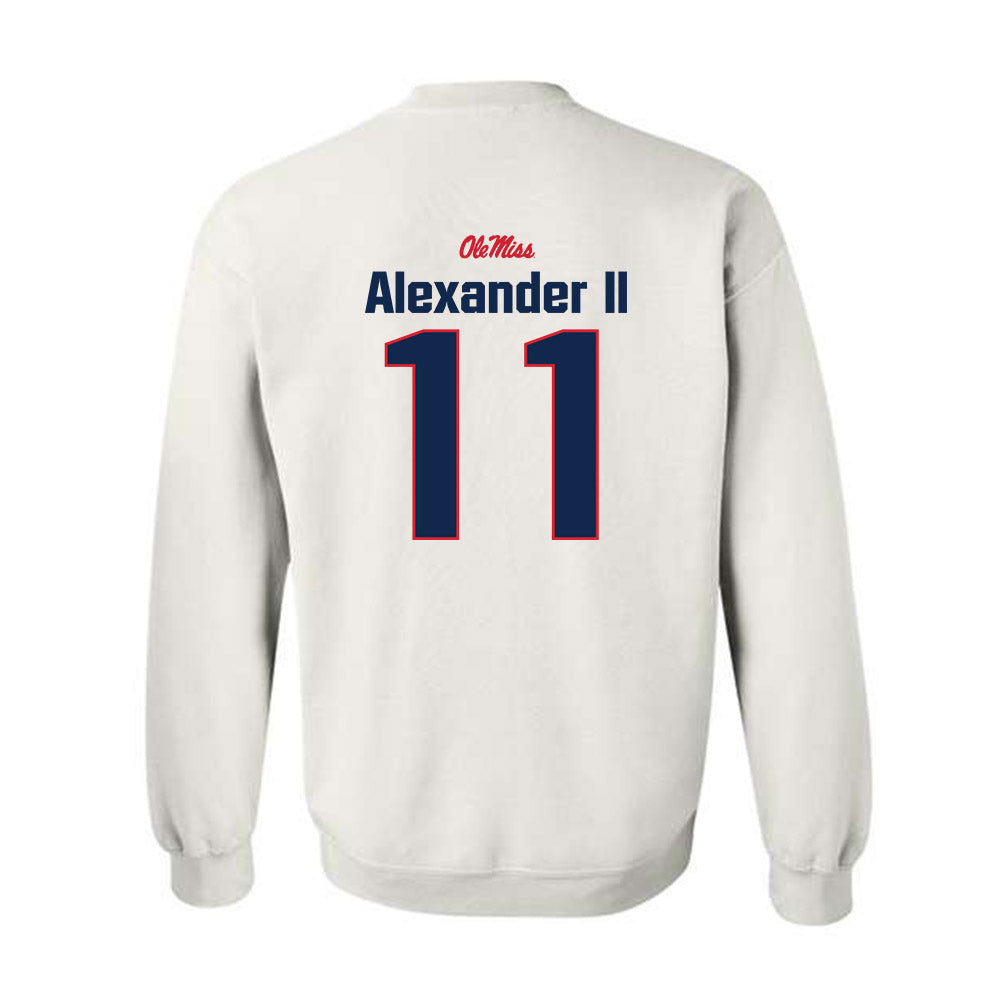 Ole Miss - NCAA Football : Hilton Deuce Alexander II - Classic Shersey Crewneck Sweatshirt-1