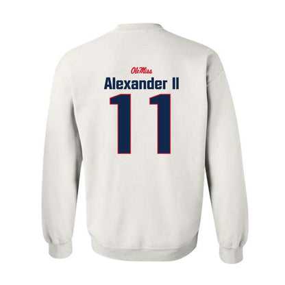 Ole Miss - NCAA Football : Hilton Deuce Alexander II - Classic Shersey Crewneck Sweatshirt-1