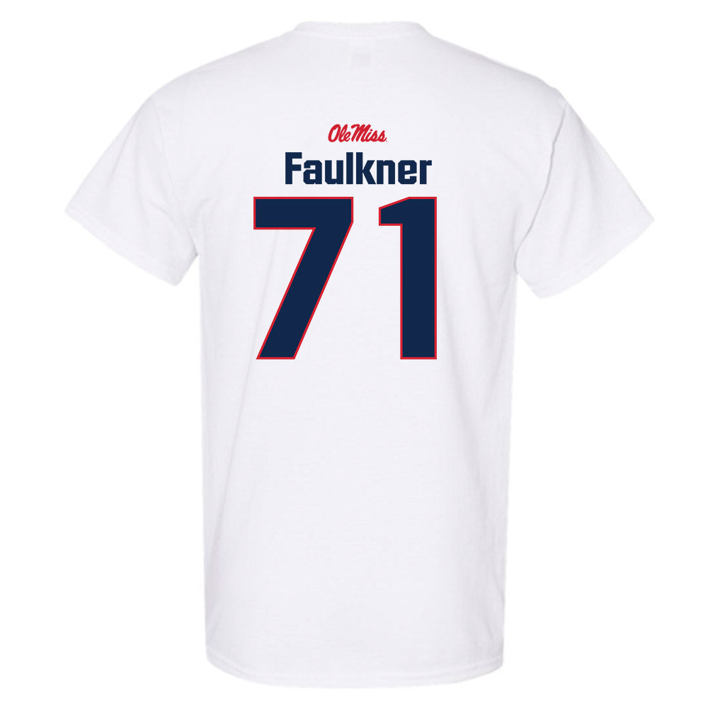 Ole Miss - NCAA Football : Emanuel Faulkner - Classic Shersey T-Shirt-1
