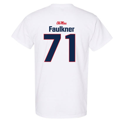 Ole Miss - NCAA Football : Emanuel Faulkner - Classic Shersey T-Shirt-1