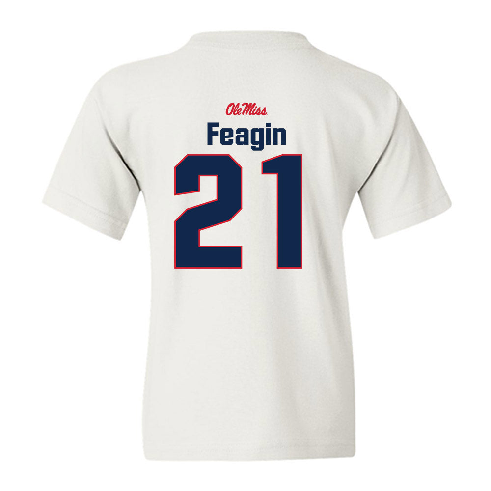 Ole Miss - NCAA Football : Tavoy Feagin - Classic Shersey Youth T-Shirt-1