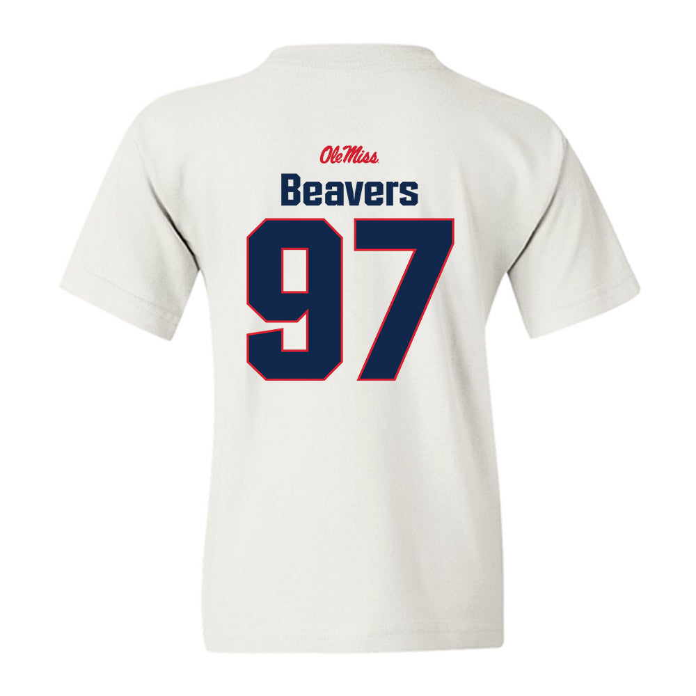 Ole Miss - NCAA Football : Kamron Beavers - Classic Shersey Youth T-Shirt-1