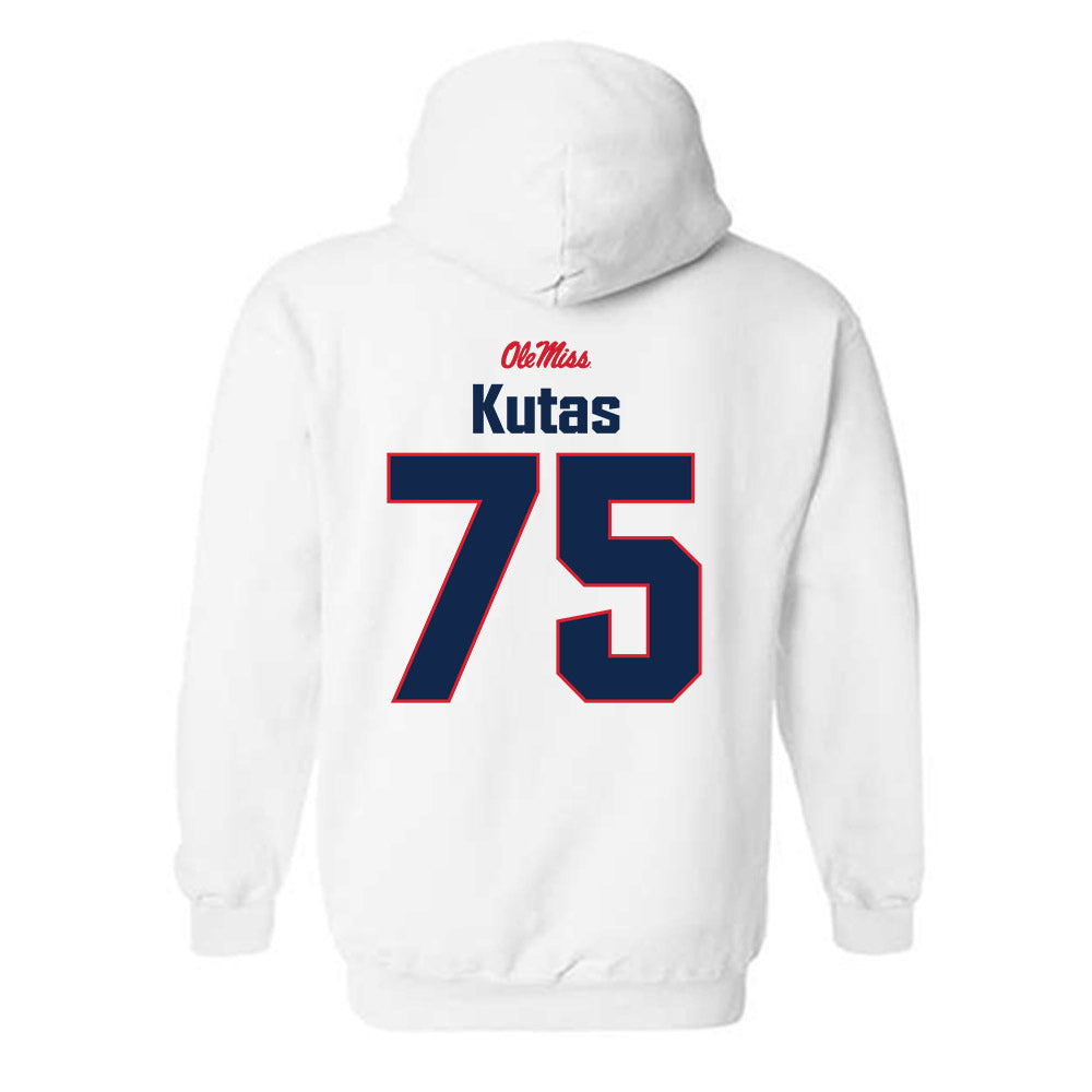 Ole Miss - NCAA Football : Patrick Kutas - Classic Shersey Hooded Sweatshirt-1