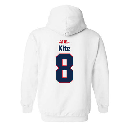 Ole Miss - NCAA Football : Antonio Kite - Classic Shersey Hooded Sweatshirt-1