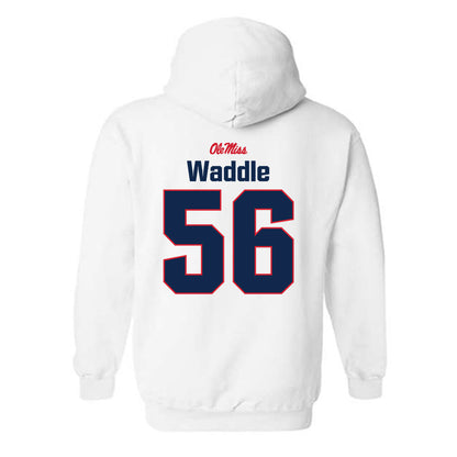 Ole Miss - NCAA Football : Mason Waddle - Classic Shersey Hooded Sweatshirt-1