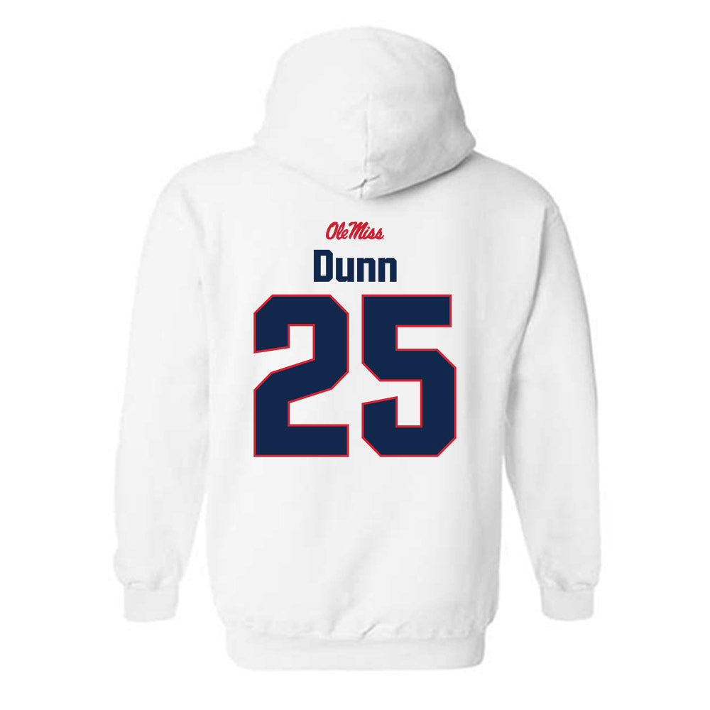 Ole Miss - NCAA Football : Maison Dunn - Classic Shersey Hooded Sweatshirt-1