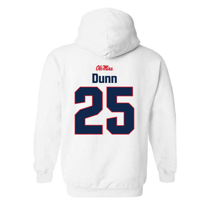 Ole Miss - NCAA Football : Maison Dunn - Classic Shersey Hooded Sweatshirt-1