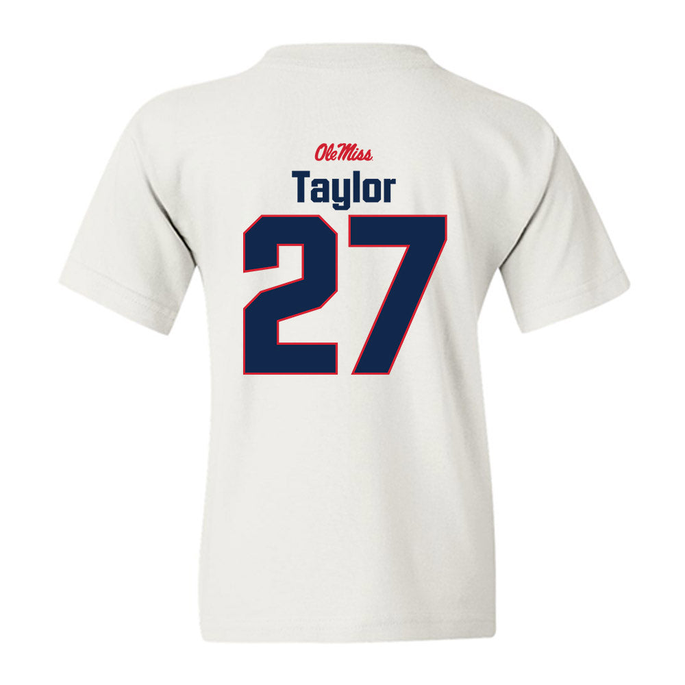Ole Miss - NCAA Football : Macaleb Taylor - Classic Shersey Youth T-Shirt-1