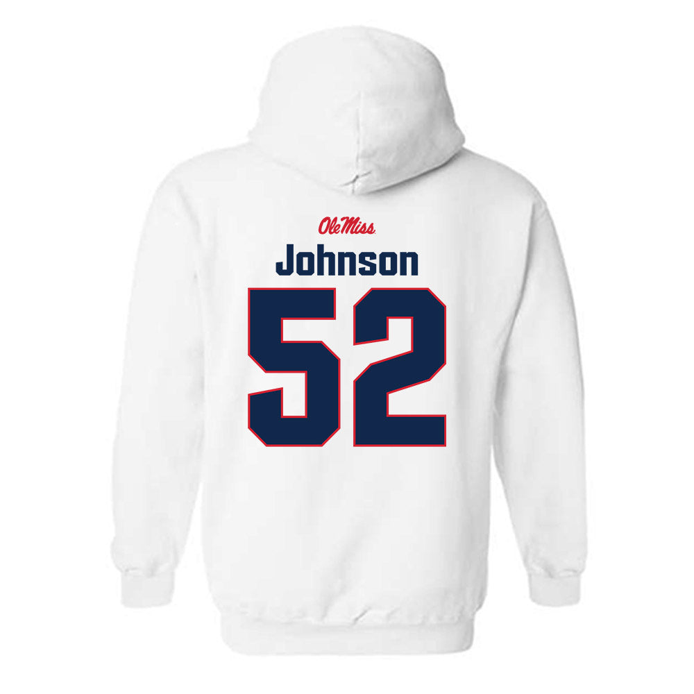 Ole Miss - NCAA Football : Cooper Johnson - Classic Shersey Hooded Sweatshirt-1
