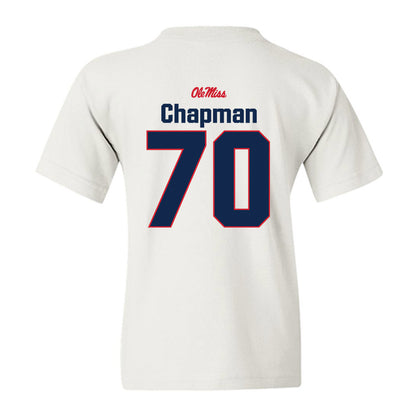 Ole Miss - NCAA Football : Jalan Chapman - Classic Shersey Youth T-Shirt-1