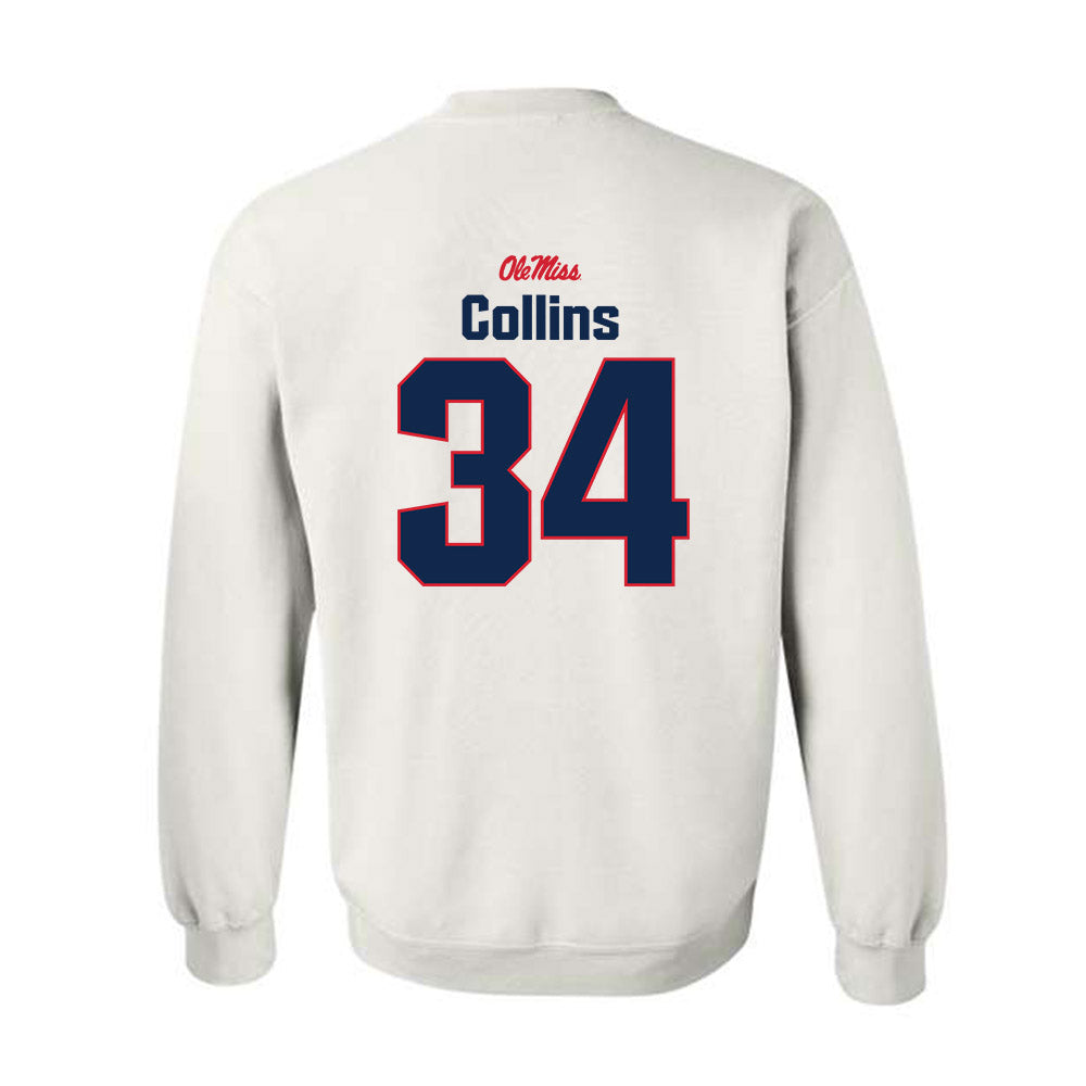 Ole Miss - NCAA Football : Raymond Collins - Classic Shersey Crewneck Sweatshirt-1