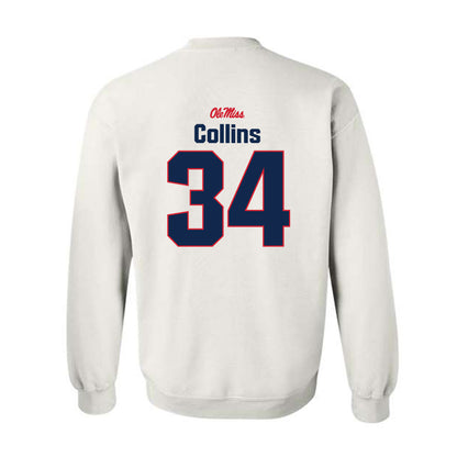 Ole Miss - NCAA Football : Raymond Collins - Classic Shersey Crewneck Sweatshirt-1