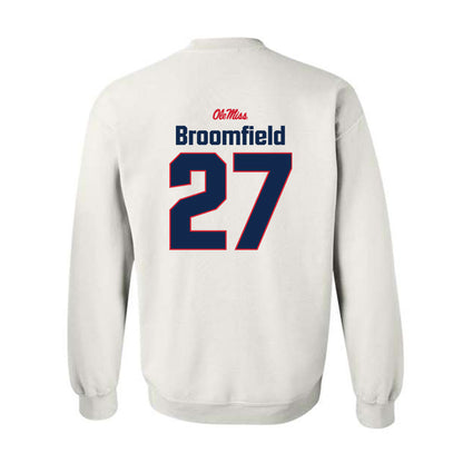 Ole Miss - NCAA Football : Patrick Broomfield - Classic Shersey Crewneck Sweatshirt-1