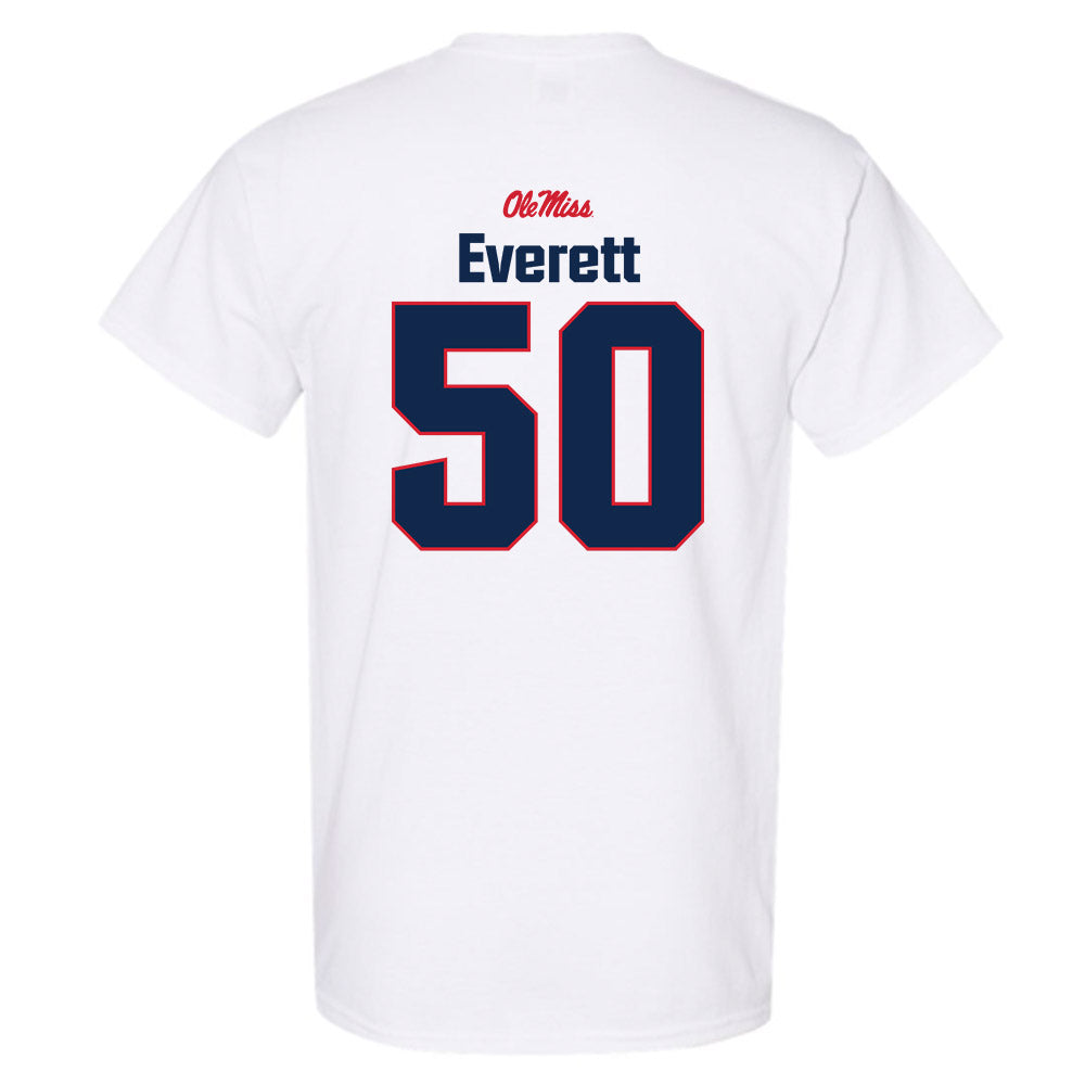Ole Miss - NCAA Football : Troy Everett - Classic Shersey T-Shirt-1