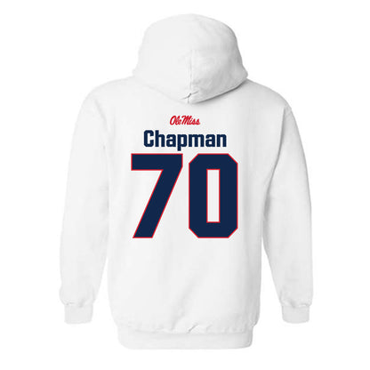 Ole Miss - NCAA Football : Jalan Chapman - Classic Shersey Hooded Sweatshirt-1