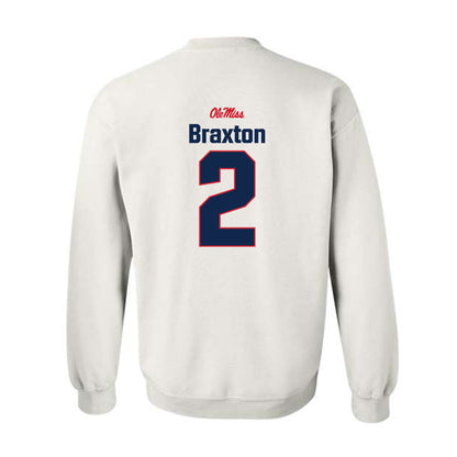 Ole Miss - NCAA Football : Jaylon Braxton - Classic Shersey Crewneck Sweatshirt-1