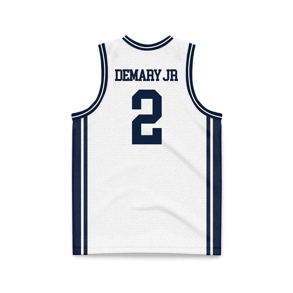 UConn - NCAA Men's Basketball : Silas Demary Jr - White Basketball Jersey-1