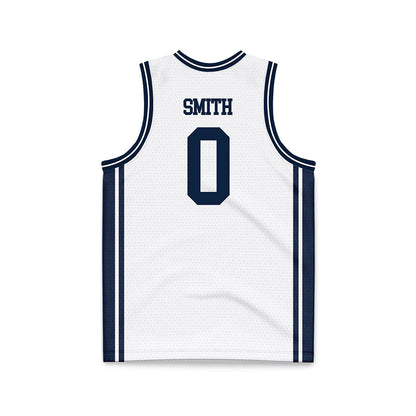 UConn - NCAA Men's Basketball : Malachi Smith - White Basketball Jersey-1