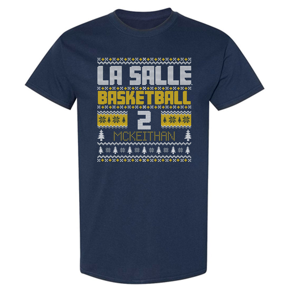 La Salle - NCAA Men's Basketball : Corey McKeithan - T-Shirt-0