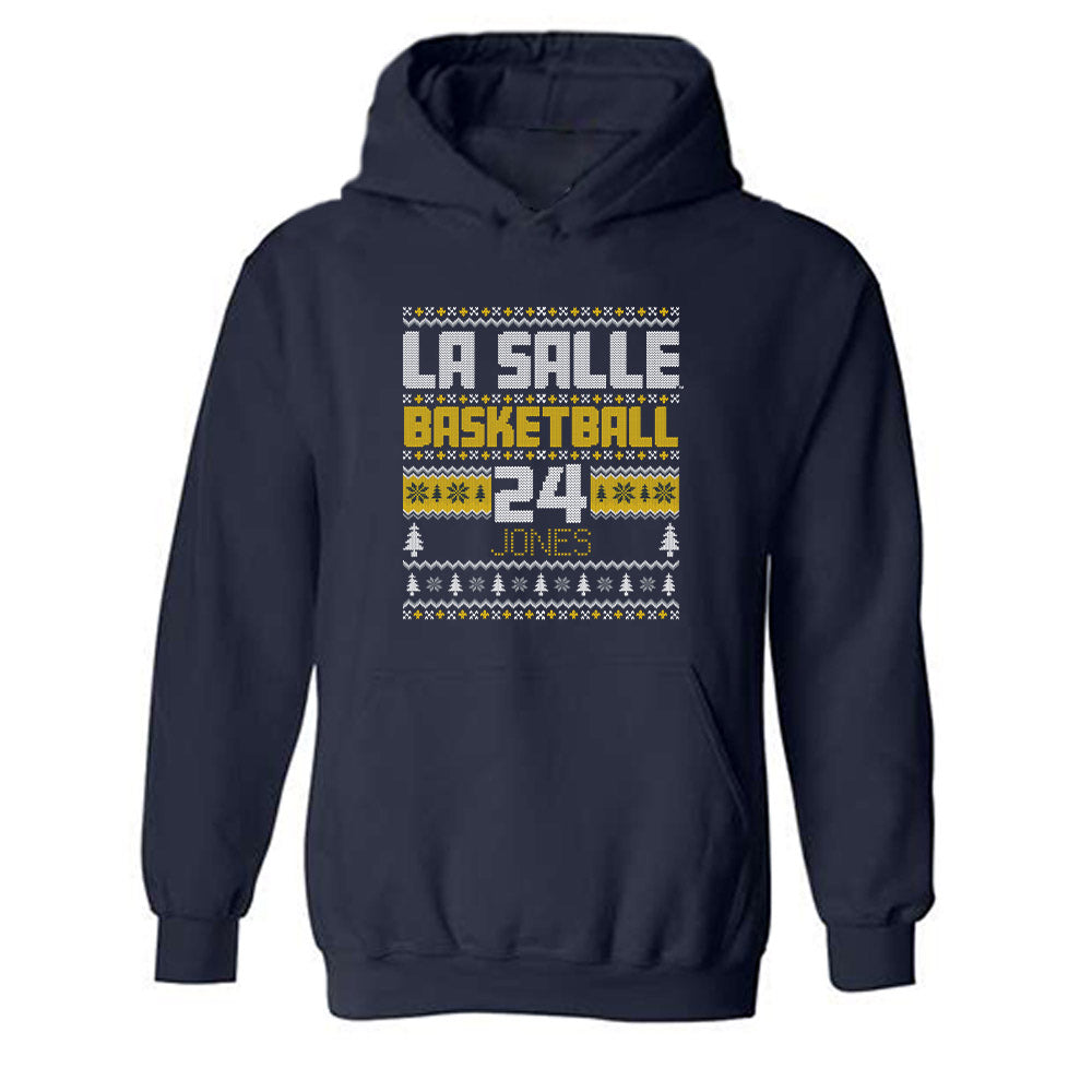 La Salle - NCAA Men's Basketball : Deuce Jones - Hooded Sweatshirt-0