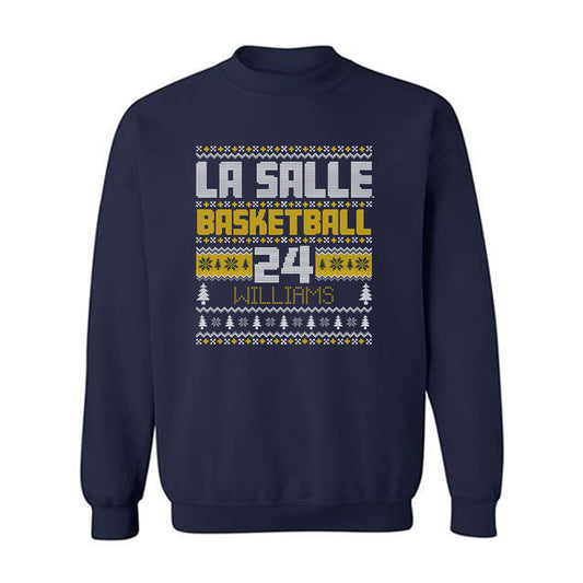La Salle - NCAA Women's Basketball : Kiara Williams - Crewneck Sweatshirt-0