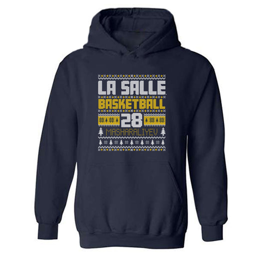 La Salle - NCAA Men's Basketball : Arlan Masharaliyev - Hooded Sweatshirt-0