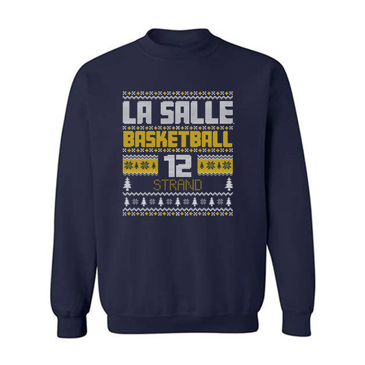 La Salle - NCAA Men's Basketball : Damon Strand - Crewneck Sweatshirt-0